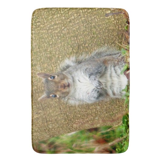 Cute Squirrel Badmat (Voorkant Verticaal)