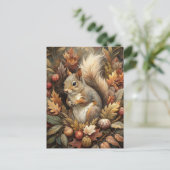 Cute Squirrel Briefkaart (Staand voorkant)