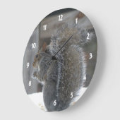 Cute Squirrel Clock Grote Klok (Hoek)