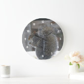 Cute Squirrel Clock Grote Klok (Huis)