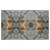 Cute squirrel en zijn noot stof (Fat Quarter)
