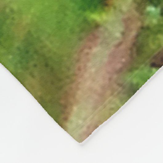 Cute Squirrel Fleece Deken (Hoek)