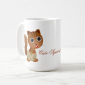 Cute Squirrel Girls Coffee Mug (Devant gauche)