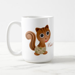 Cute Squirrel Girls Coffee Mug