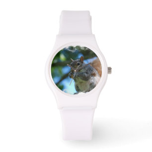 Cute Squirrel Horloge