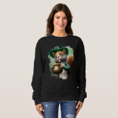 Cute Squirrel Leprechaun St Patricks Day Squirrel  Trui (Voorkant volledig)