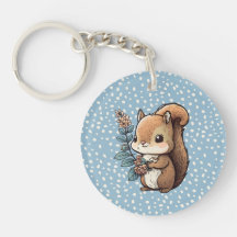 Cute Squirrel met gepersonaliseerd bericht