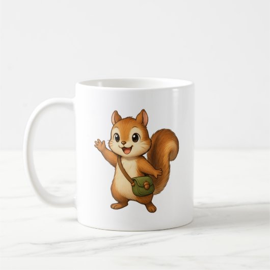 Cute Squirrel Mug – Okojo and Friends (Gauche)
