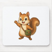 Cute Squirrel Muis Pad – Okojo en Vrienden