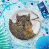 Cute Squirrel Papieren Bordje (Feest)
