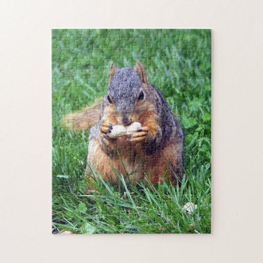 Cute Squirrel Peanut Foto Legpuzzel (Verticaal)