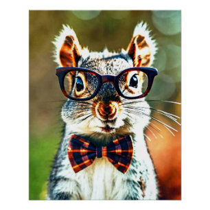 Cute Squirrel Perfect Poster