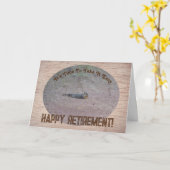 Cute Squirrel Relaxing Retirement Kaart (Gele Bloem)