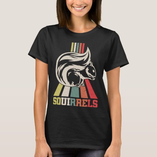 Cute Squirrel Rodent  Squirrels  1 T-shirt (Voorkant)