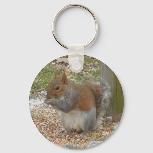 Cute Squirrel Sleutelhanger (Voorkant)