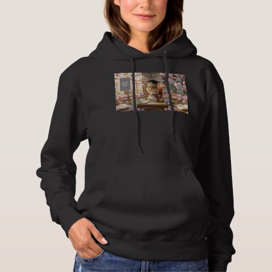 Cute Squirrel Teacher Appreciation Blossom Hoodie (Voorkant)