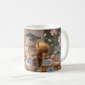 Cute Squirrel Teacher Appreciation Blossom Mug Koffiemok (Voorkant rechts)