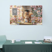 Cute Squirrel Teacher Appreciation Photo Banner (Beurs)