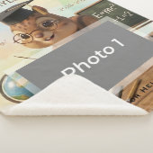 Cute Squirrel Teacher Retirement Blanket Year Sherpa Deken (3/4)