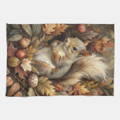 Cute Squirrel Theedoek (Horizontaal)