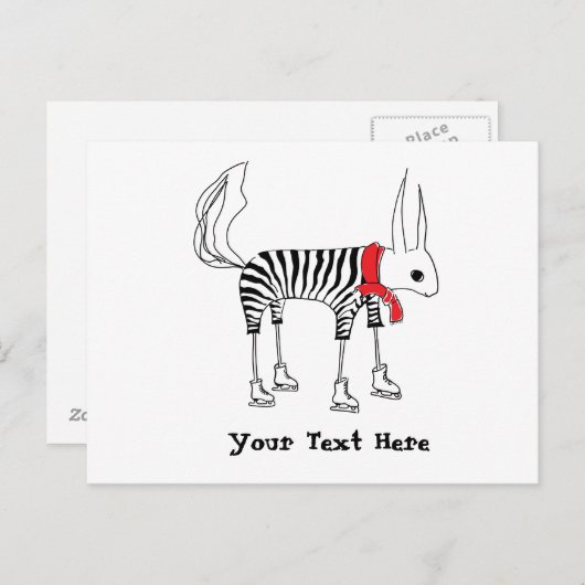 Cute Squirrel Wenskaart Briefkaart (Voorkant / Achterkant)