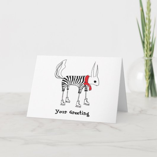 Cute Squirrel Wenskaart Kaart (Voorkant)