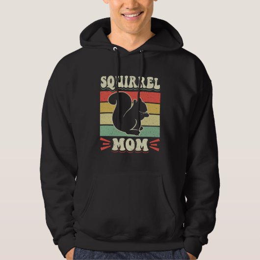 Cute Squirrels Rodent  Squirrel Mom  1 Hoodie (Voorkant)