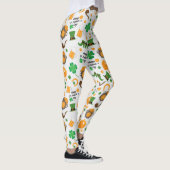 Cute St. Paddy's Day Irish Thmed Pattern Leggings (Rechts)