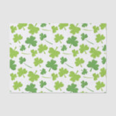 Cute St. Patrick's Day Clovers Tissuepapier (Voorkant)