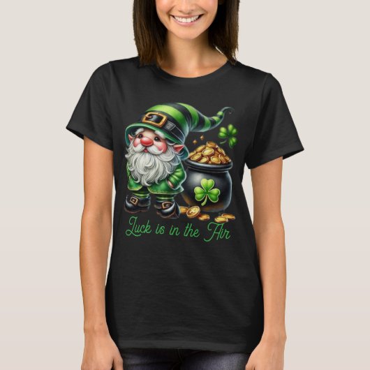 cute St. Patrick's day gnome t-shirt (Devant)
