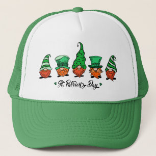 Cute St Patrick's Day Irish Gnomes Trucker Pet