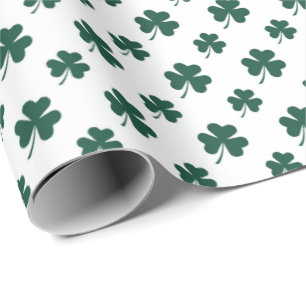 Cute St. Patrick's Day klaver tegelpatroon  Cadeaupapier