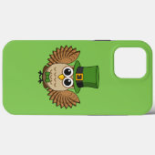 Cute St Patrick's Day Owl Cartoon Case-Mate iPhone Case (Achterkant (horizontaal))