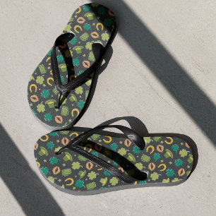 Cute St Patrick's Day Pattern Teenslippers