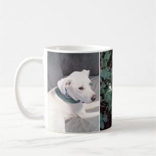 Cute St. Patrick's Day Shamrocks and Clovers Dog Koffiemok