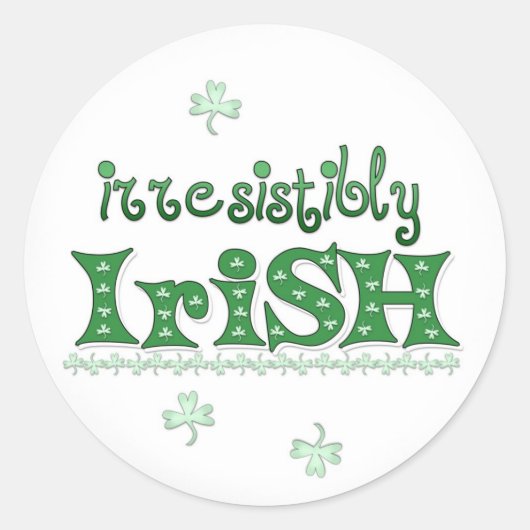 Cute St. Patrick's Day Sticker (Voorkant)