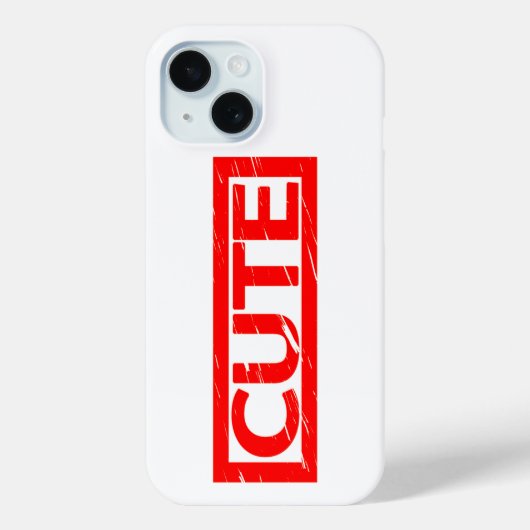 Cute Stamp Case-Mate iPhone Case (Achterkant)