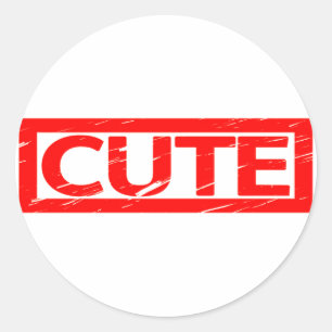 Cute Stamp Ronde Sticker