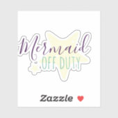 Cute Starfish Mermaid of Duty Sticker (Vel)