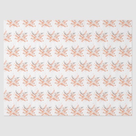 Cute Starfish Tissuepapier (Voorkant)
