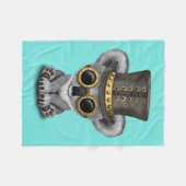Cute Steampunk Baby Koala Beer Fleece Deken (Voorkant (Horizontaal))