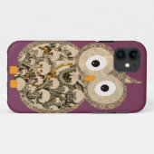 Cute Steampunk Owl iPhone 5 cover (Achterkant (horizontaal))