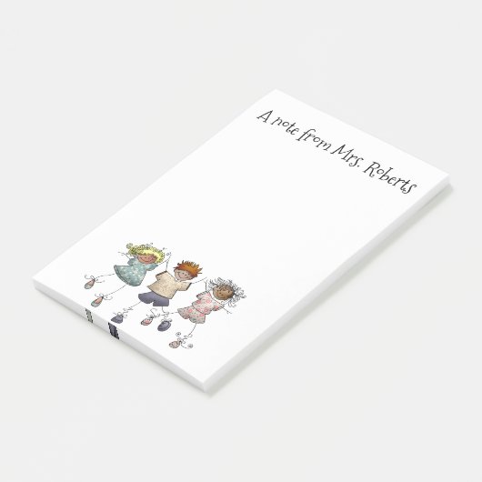 Cute Stick Figures  Post-it® Notes (Schuin)