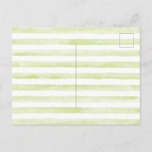 Cute Stick Figuur Familie Bewegende Aankondiging (Achterkant)