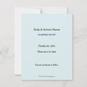 Cute Stick Figuur sparen de Kaarten van de Datum (Achterkant)