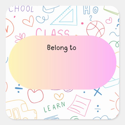 Cute Sticker (Voorkant)