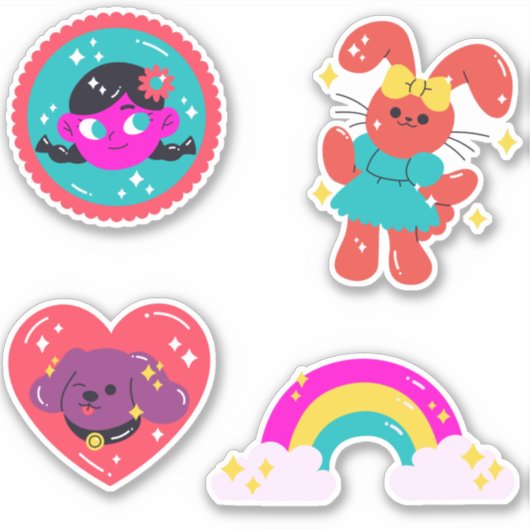 Cute Sticker (Voorkant)