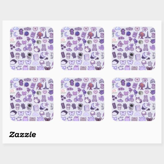 Cute Stickers (Feuille)