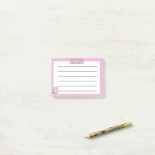 Cute sticky sticky notes (Op bureau)