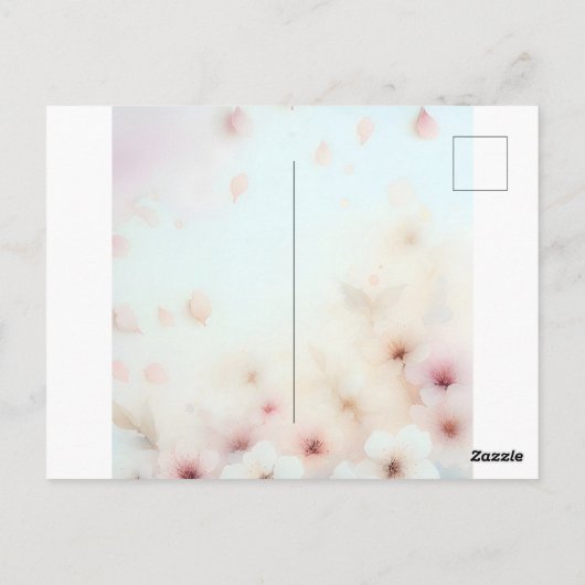 Cute Stork à venir faire-part Invitation (Dos)